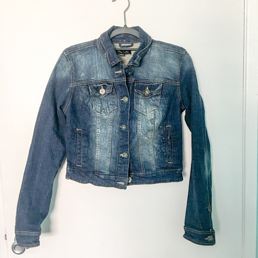 Denim Crop Jacket